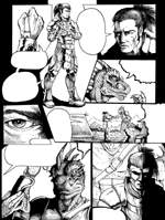 "Rising Menace: Comic Page (INK)"