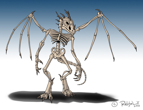 Ultra-Reptilian Skelett