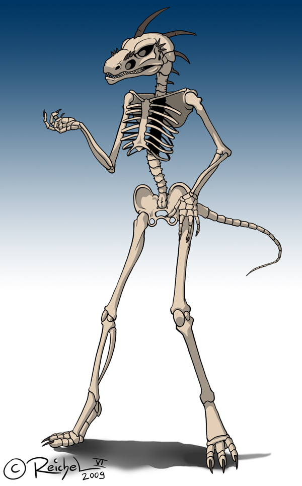 Valeris' Skelett